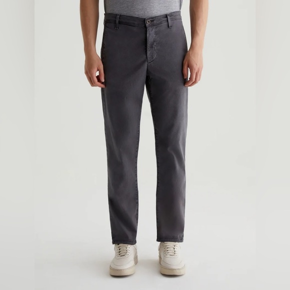 Ag Adriano Goldschmied Gray Straight Jeans​ - Picture 1 of 5